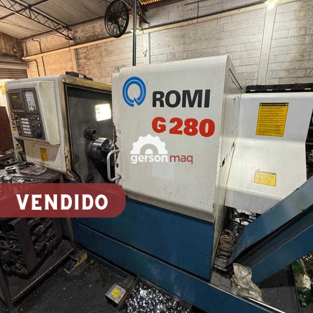 TORNO CNC ROMI G280 ANO 2006 - FANUC